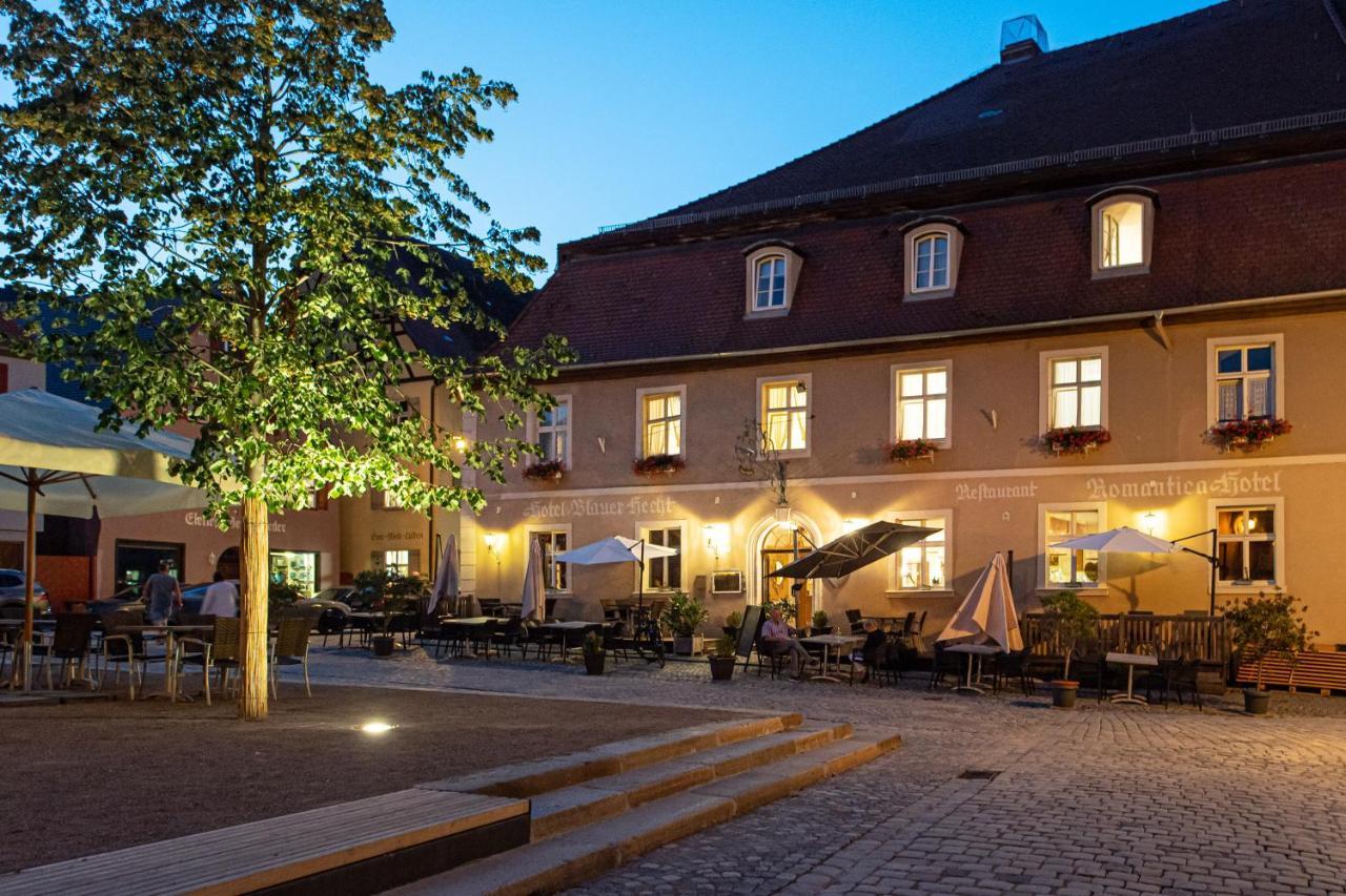 Romantica Hotel Blauer Hecht Dinkelsbühl Eksteriør billede